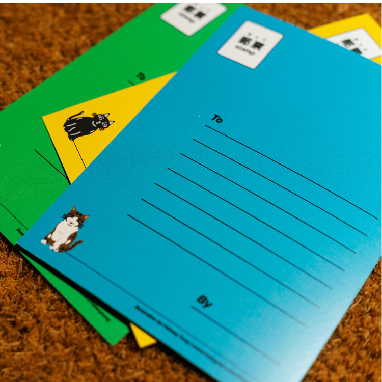 【A君B子 akunbko】貓咪明信片