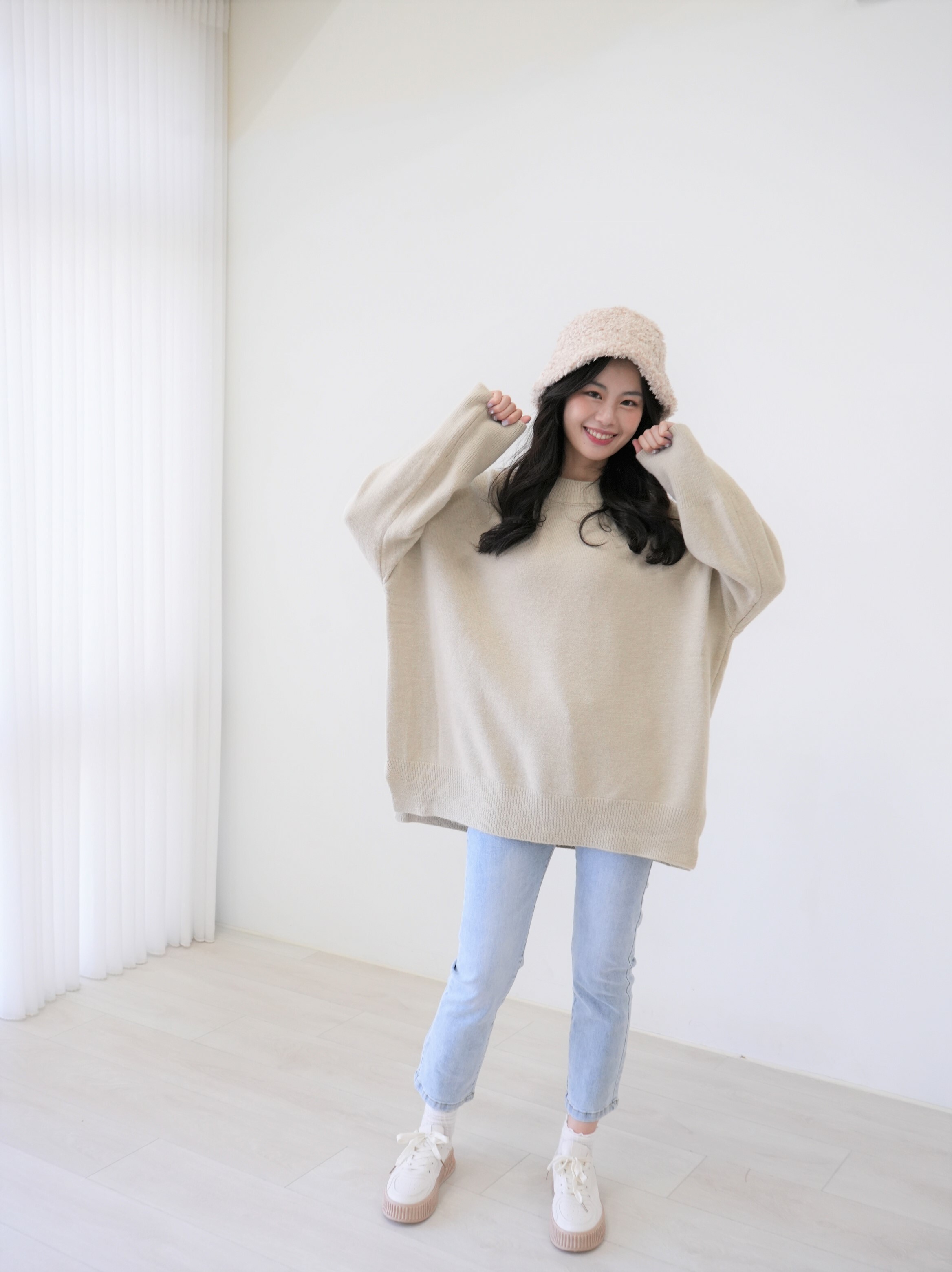 法朵Fado shop｜圓領針織寬鬆版衫 011A447 五色