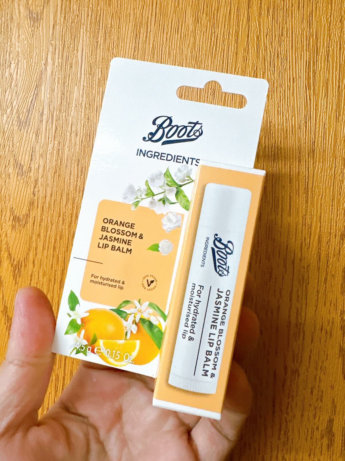 泰國 Boots 茉莉花香橙 滋潤潤唇膏 4.5g