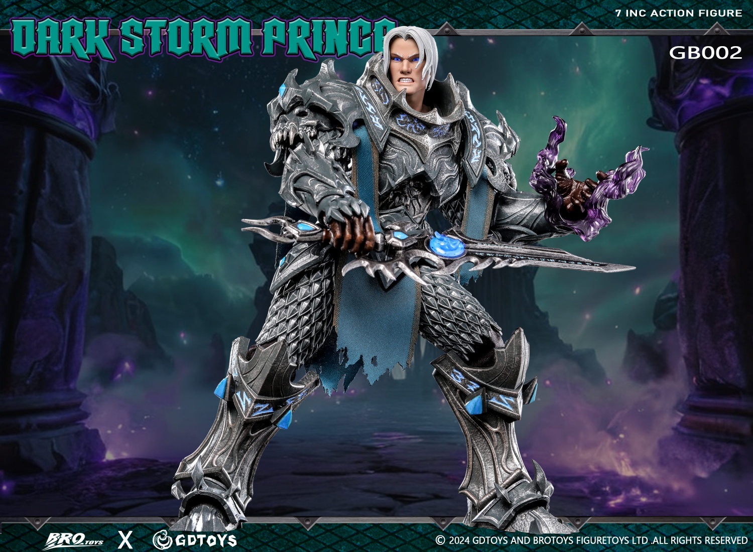 GDTOYS X BROTOYS Dark Storm Prince 7 Inch Action Figure