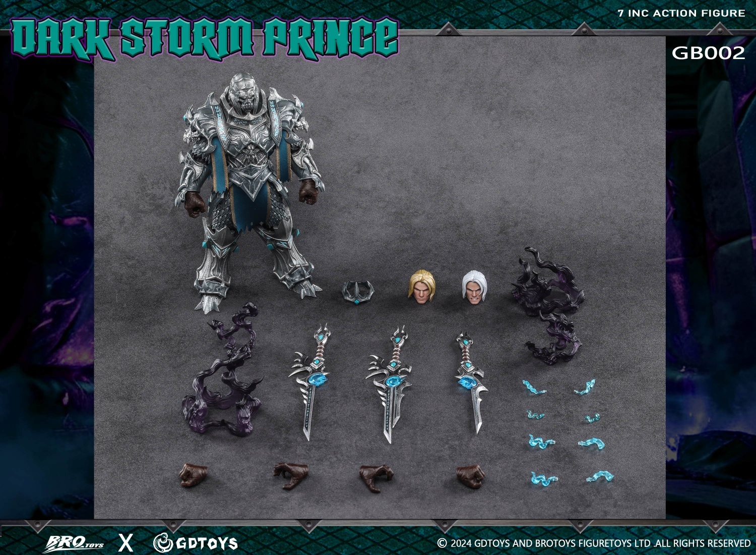 GDTOYS X BROTOYS Dark Storm Prince 7 Inch Action Figure