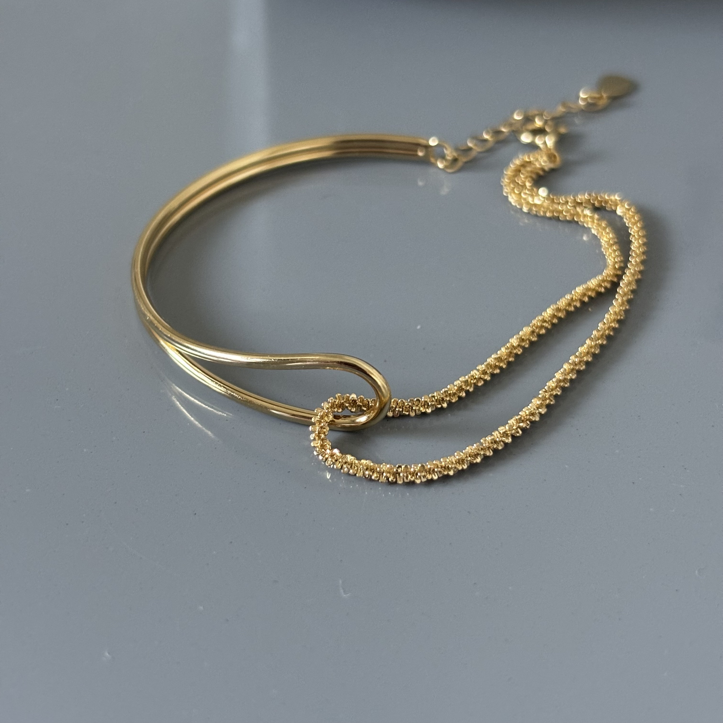 Galaxy chain bangle