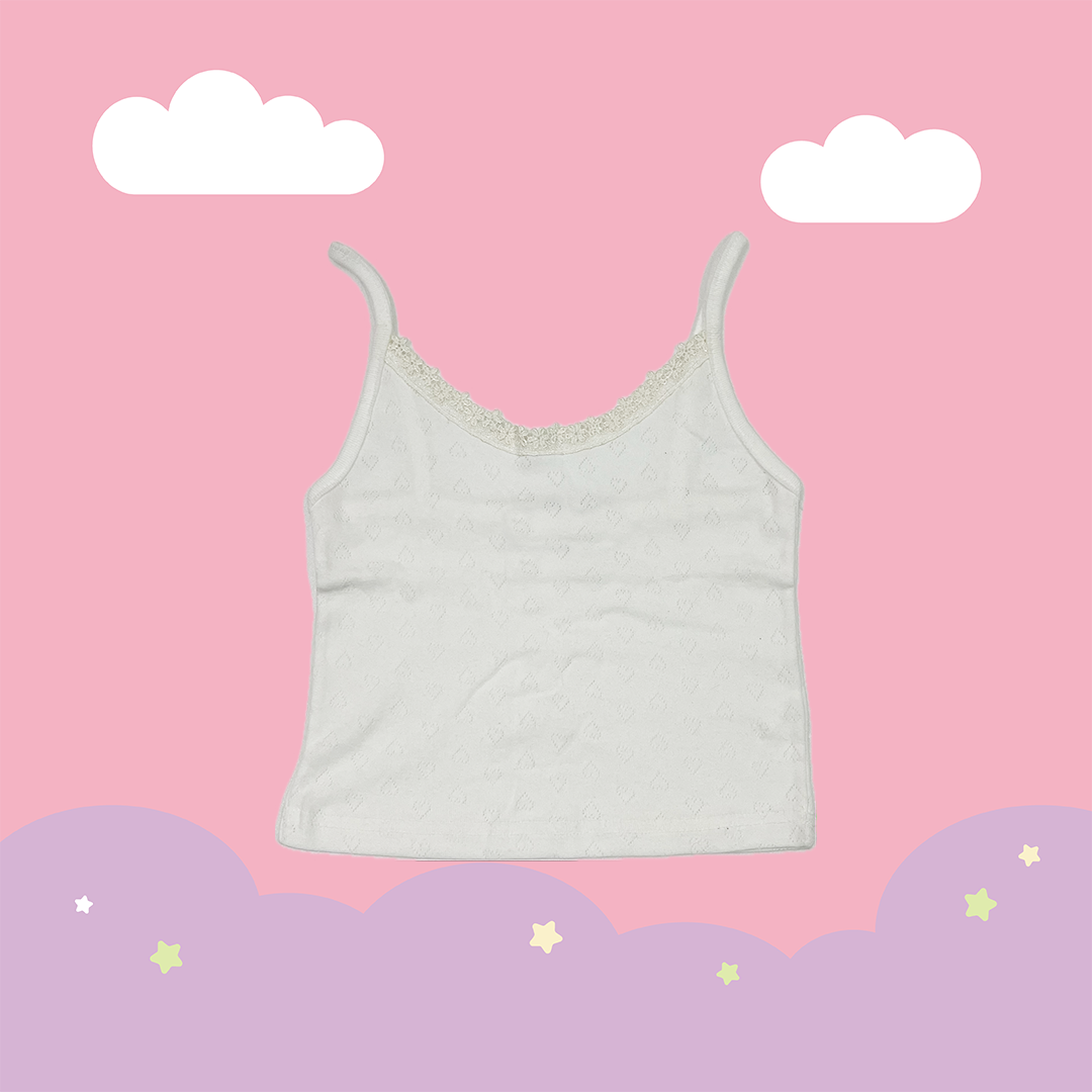 こ♡こ 韓國愛心蕾絲小可愛上衣