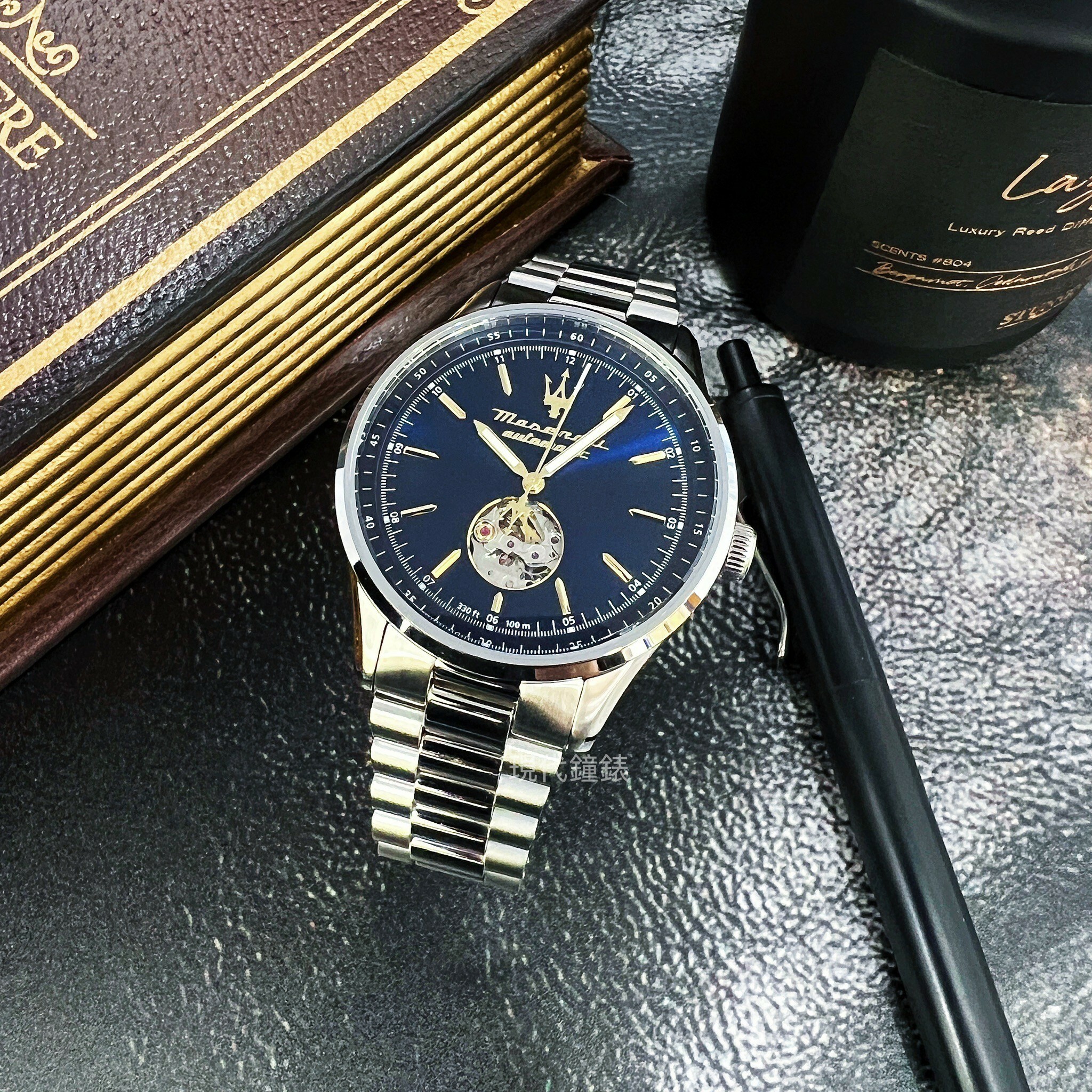 【Maserati 瑪莎拉蒂】Sorpasso 迅捷疾馳系列機械錶R8823124002 42mm 現代鐘錶