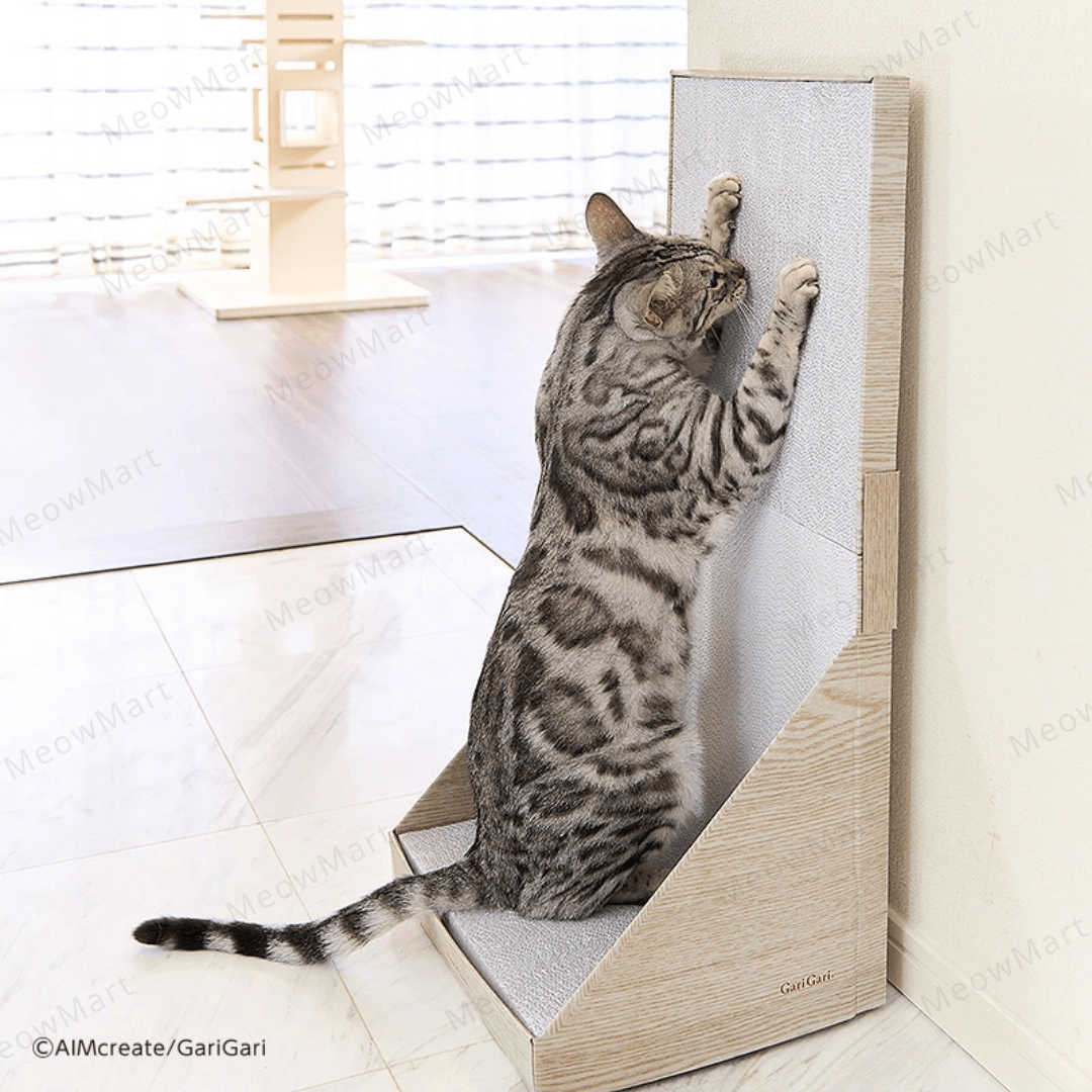 日本Gari Gari 直立式貓抓板 (白色)