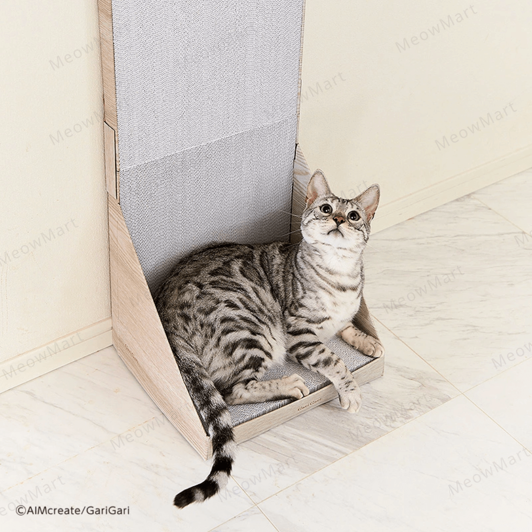 日本Gari Gari 直立式貓抓板 (白色)