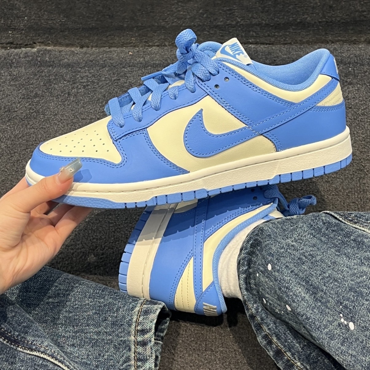 Nike Dunk Low UNIVERSITY BLUE 椰奶大學藍 復古 低筒 休閒鞋