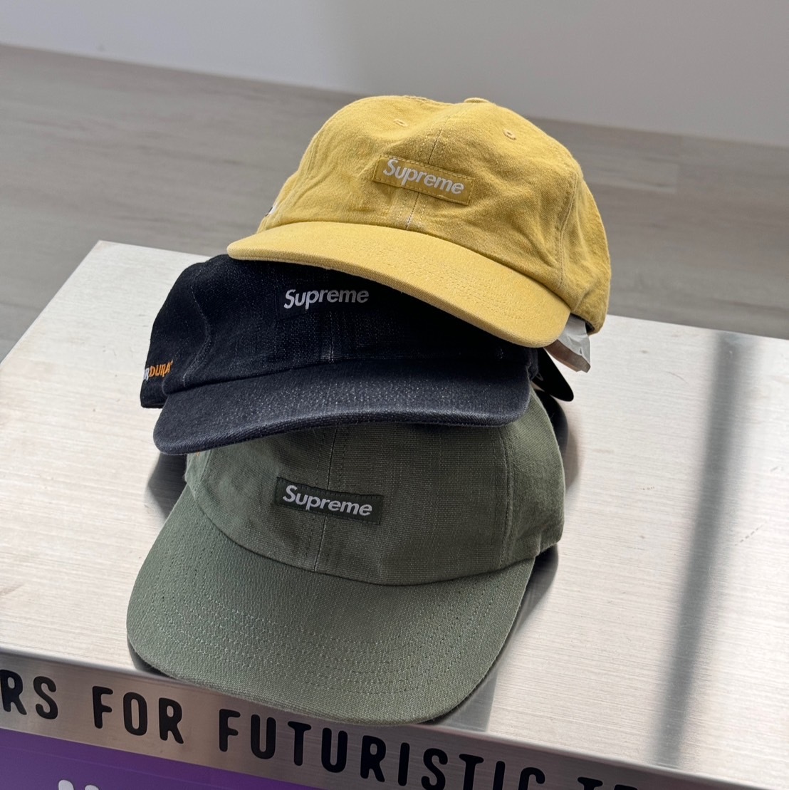 現貨┃Supreme Cordura Denim Small Box Logo 單寧水洗6 Panel