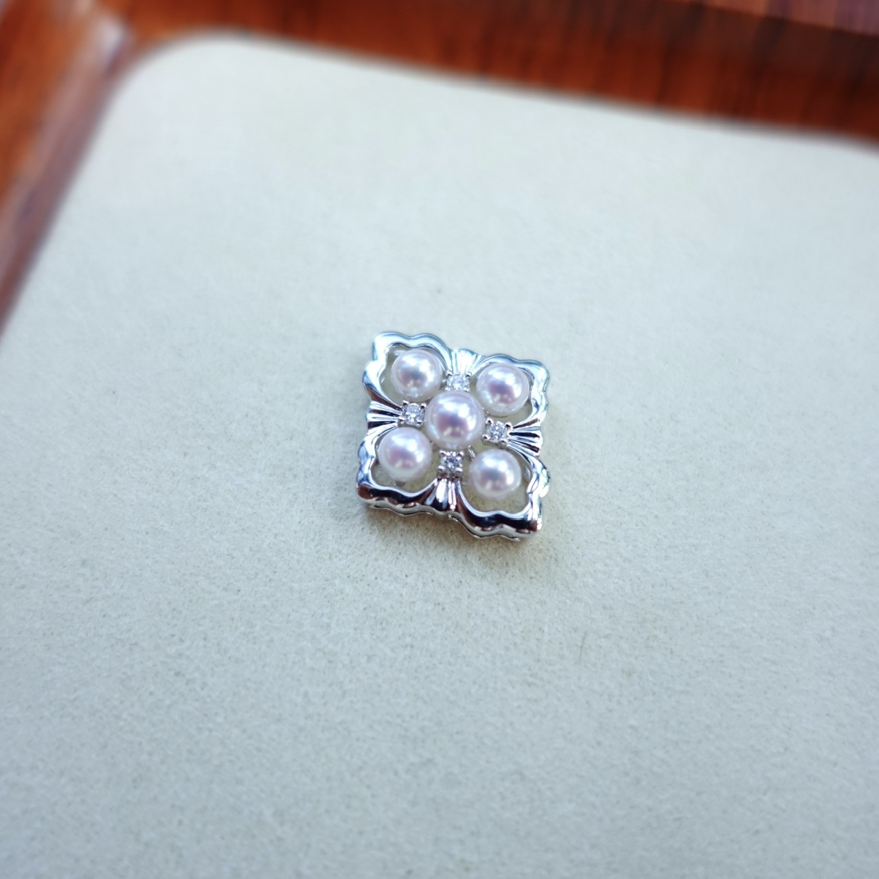 18K金日本akoya多用途吊墜/珠扣