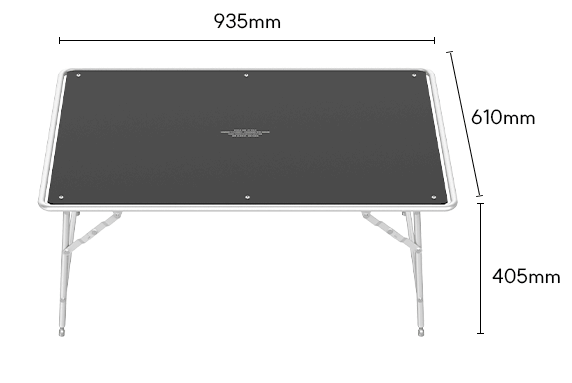 Comma Nine｜Canyon RV Table｜黑銀