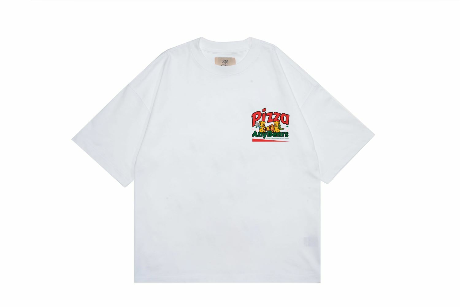 ANYBEARS® PIZZA SHARE BEAR 披薩分享熊 短Tee