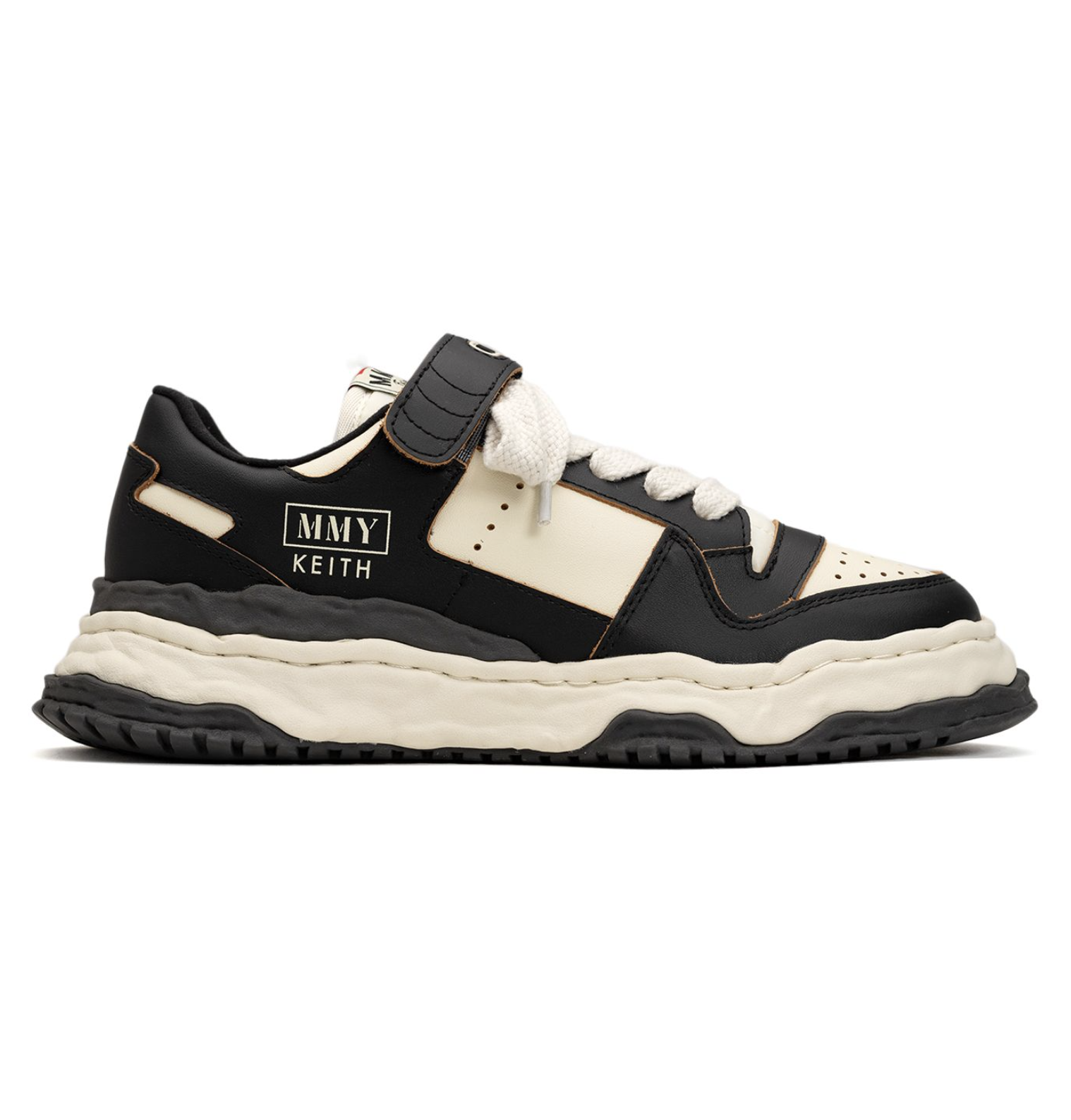 [現貨] MIHARA "KEITH" Leather Low Sneaker Black | A13FW702