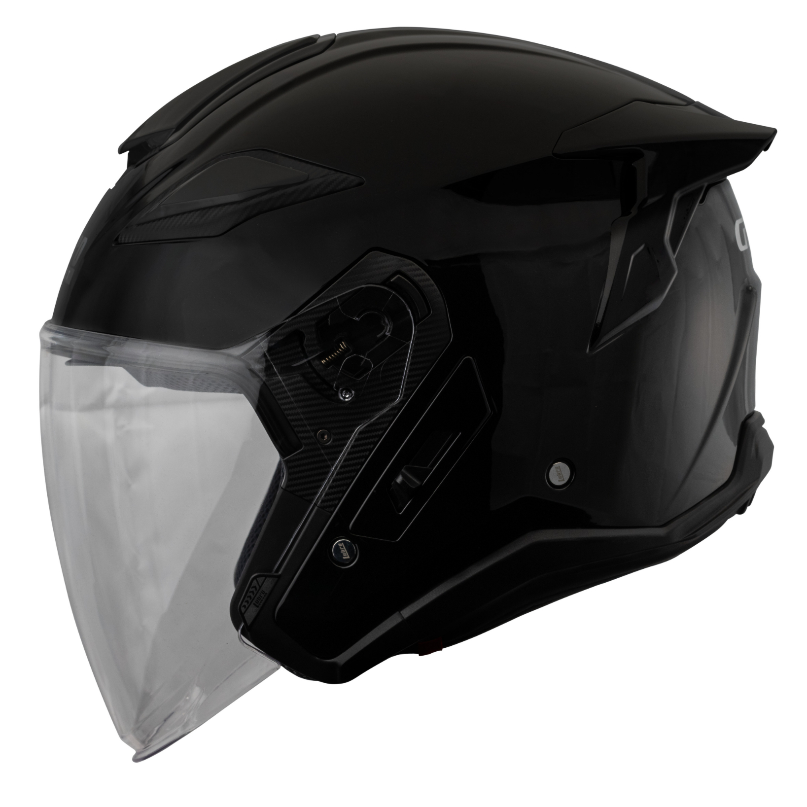 LUBRO GT TECH 素色 質感黑 3/4罩 大鴨尾 通風