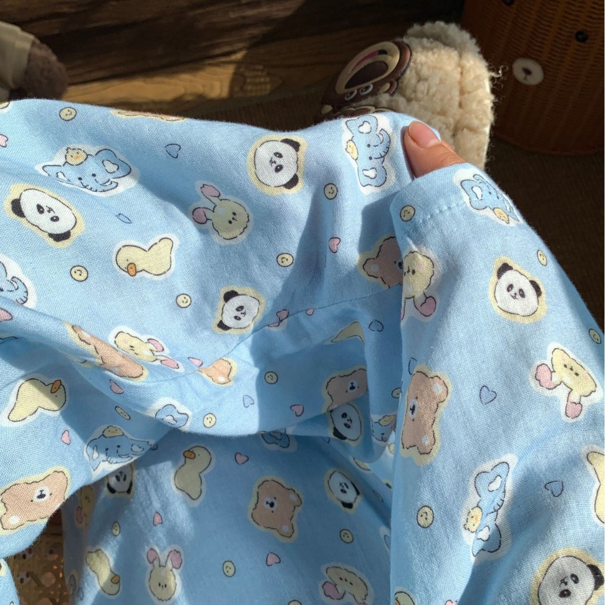 《4987》動物派對粉藍居家服