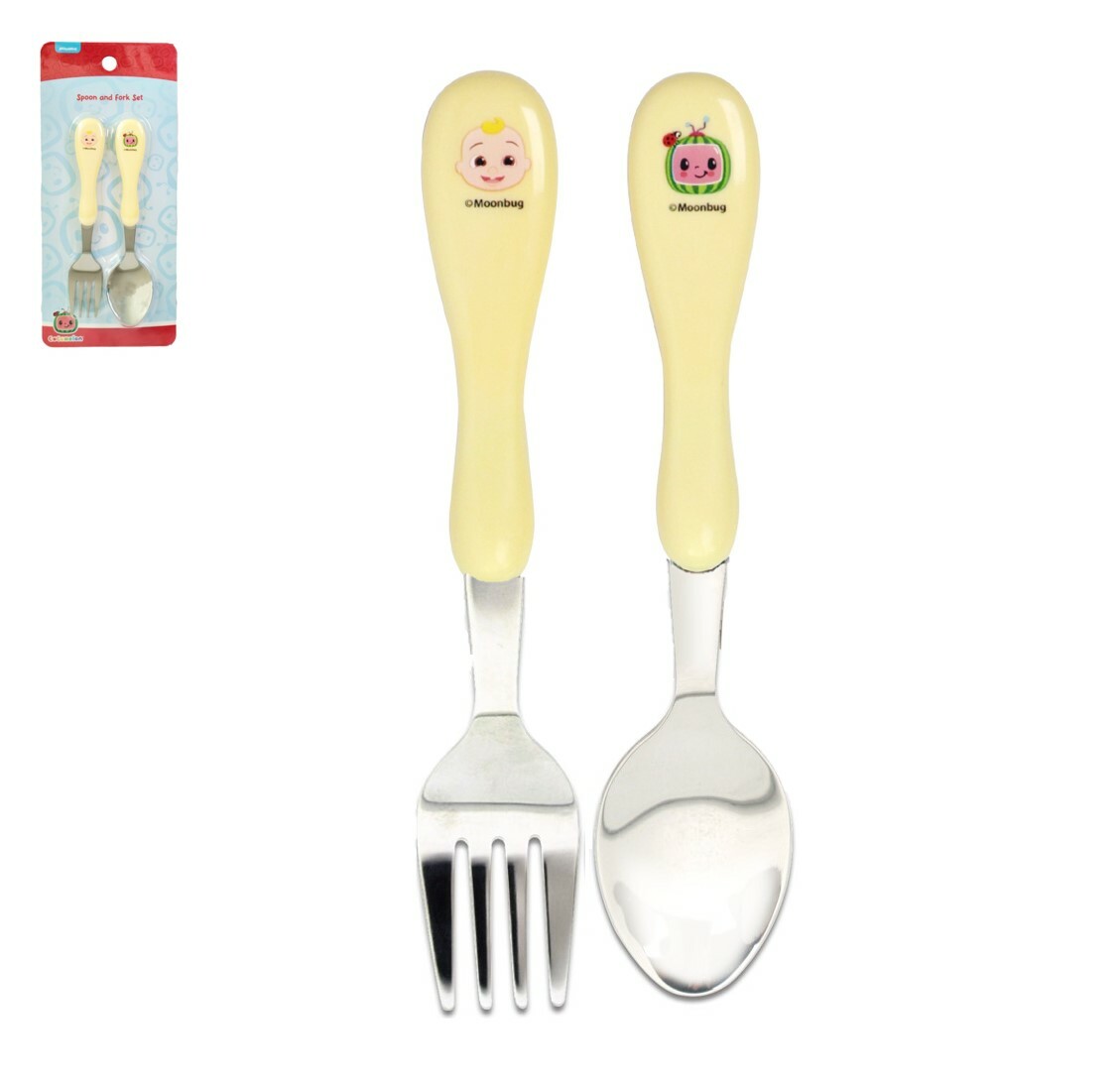 Cocomelon - 兒童不鏽鋼餐具組合