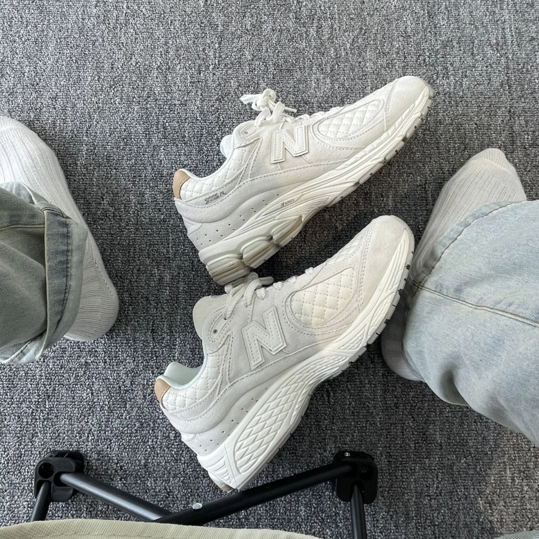 NEW BALANCE 2002R NB 小香風 米白 菱格紋 奶杏焦糖 杏色 灰色 男鞋 M2002RPD