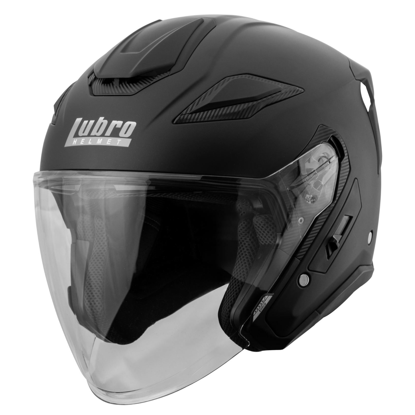 LUBRO GT TECH 素色 消光黑 3/4罩 大鴨尾 通風