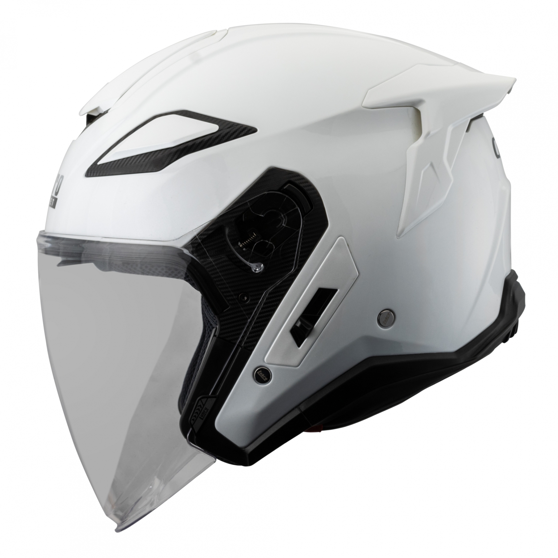 LUBRO GT TECH 素色 珍珠白 3/4罩 大鴨尾 通風