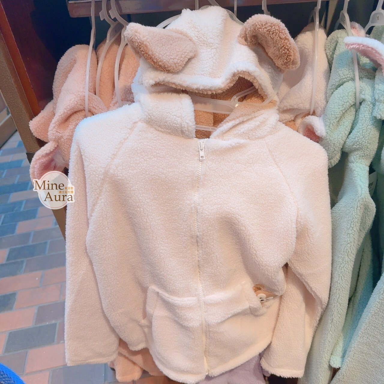 達菲 Duffy 立體耳朵連帽 造型 外套 -香港迪士尼樂園