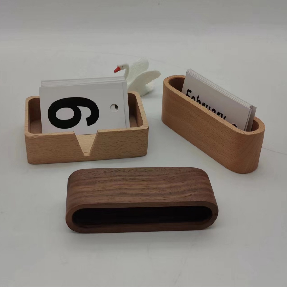 【客製】木質名片收納盒
