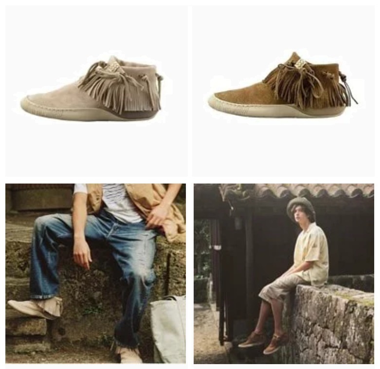 ON SALE : VISVIM GILA MOC LO SHAMAN COYOTE-FOLK - SIZE 8 PRE ORDER ITEM (預訂中)