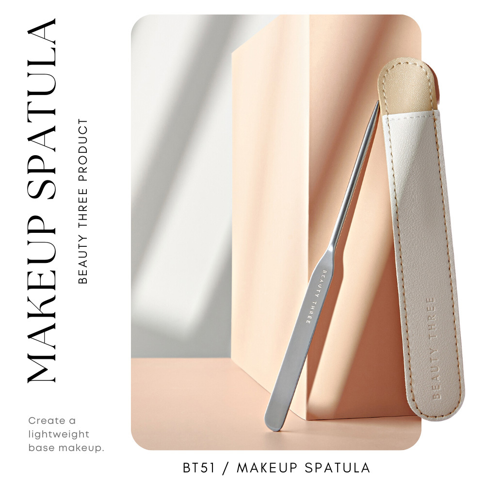 永和三美人｜超薄透粉底抹刀 / 附皮套
