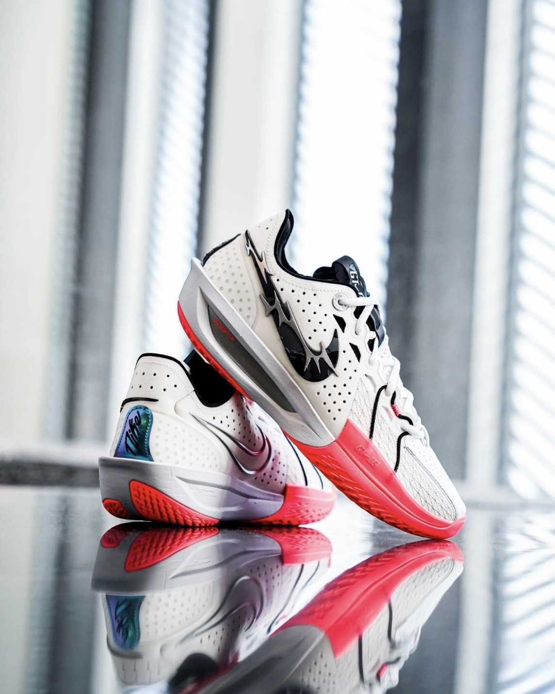 <聯名款>Nike Air Zoom GT Cut 3 EP x 權力遊戲 白紅 全腳掌氣墊 緩震 低筒 GT三代 實戰籃球鞋