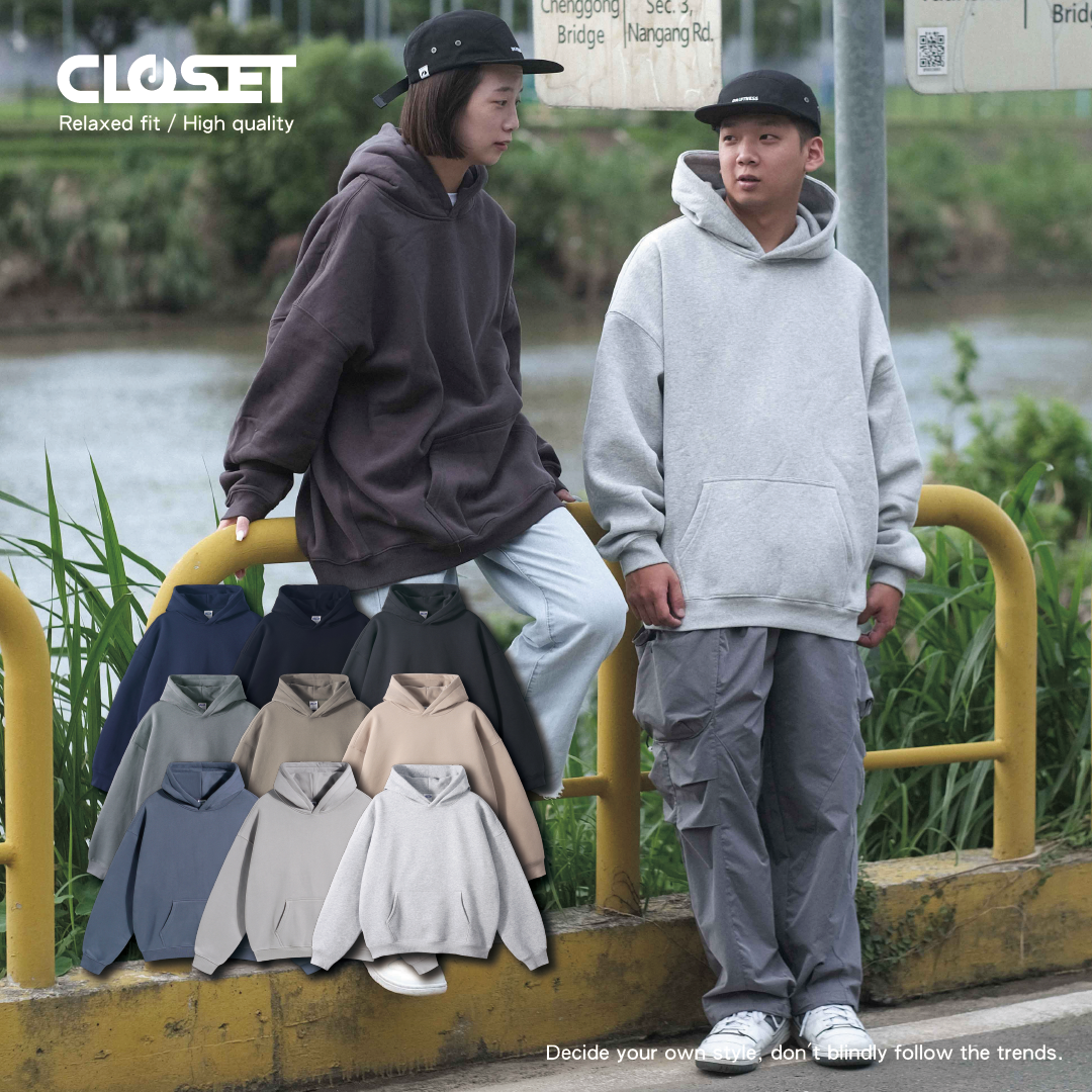 "預購" D.CLOSET 棉質內刷毛 帽踢 9色 LT02