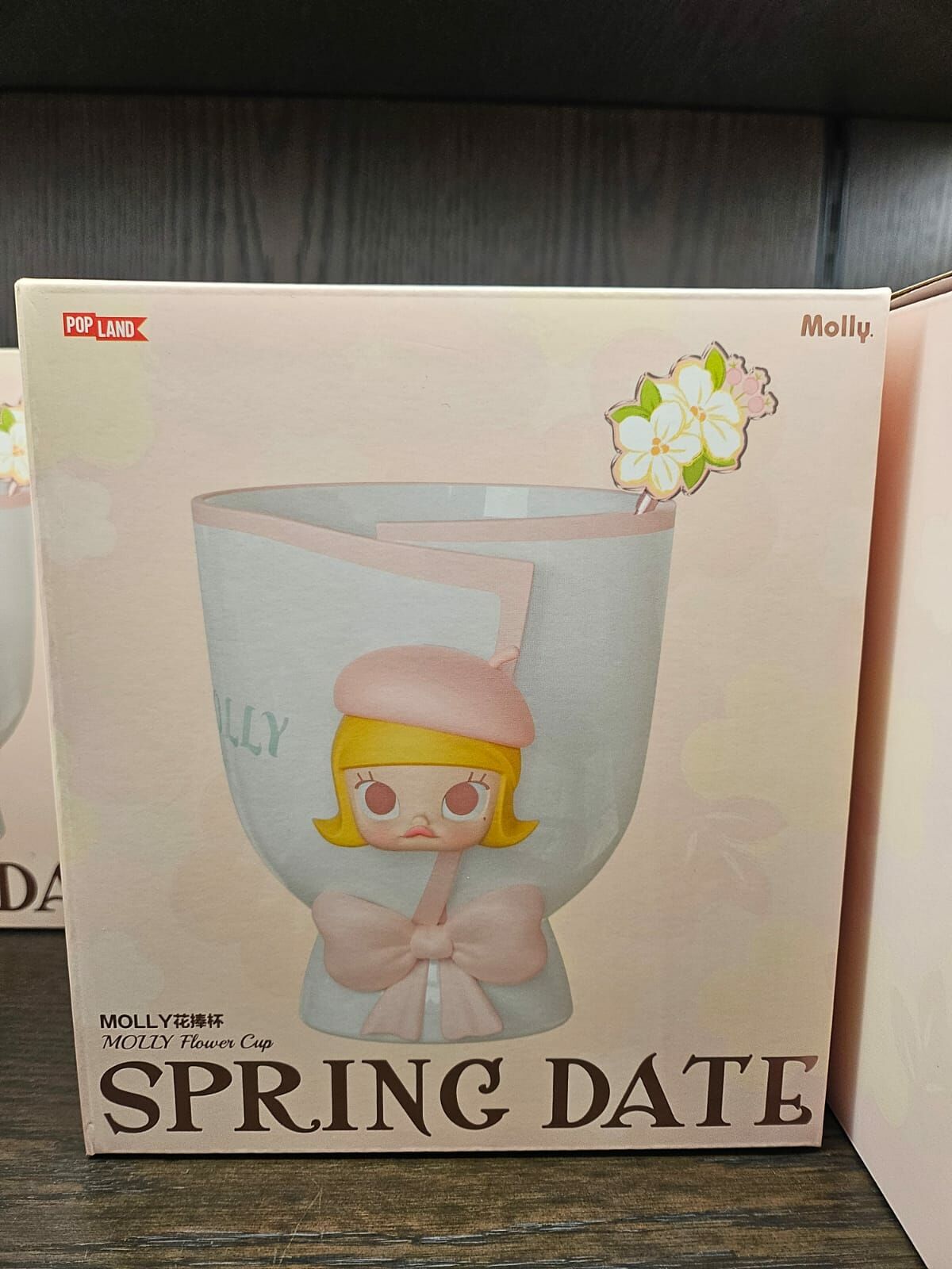POPLAND 樂園限定MOLLY春日花花陶瓷杯連搞搞棒 (C10 PO968)