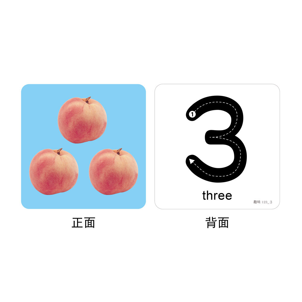 FOOD超人聰明認知大圖卡-趣味123*新版