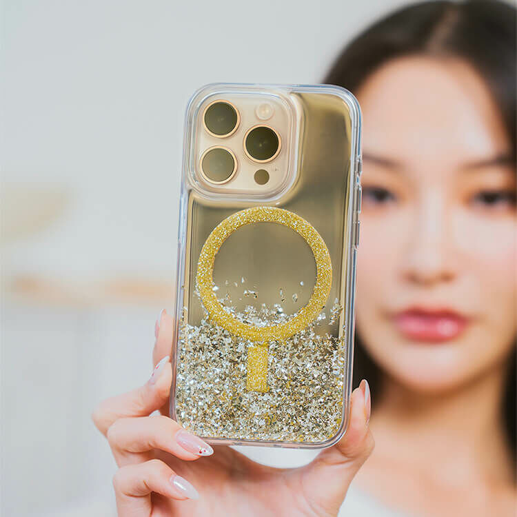 金光閃閃遇見鏡面殼 (MagSafe磁吸) - iPhone防摔手機殼