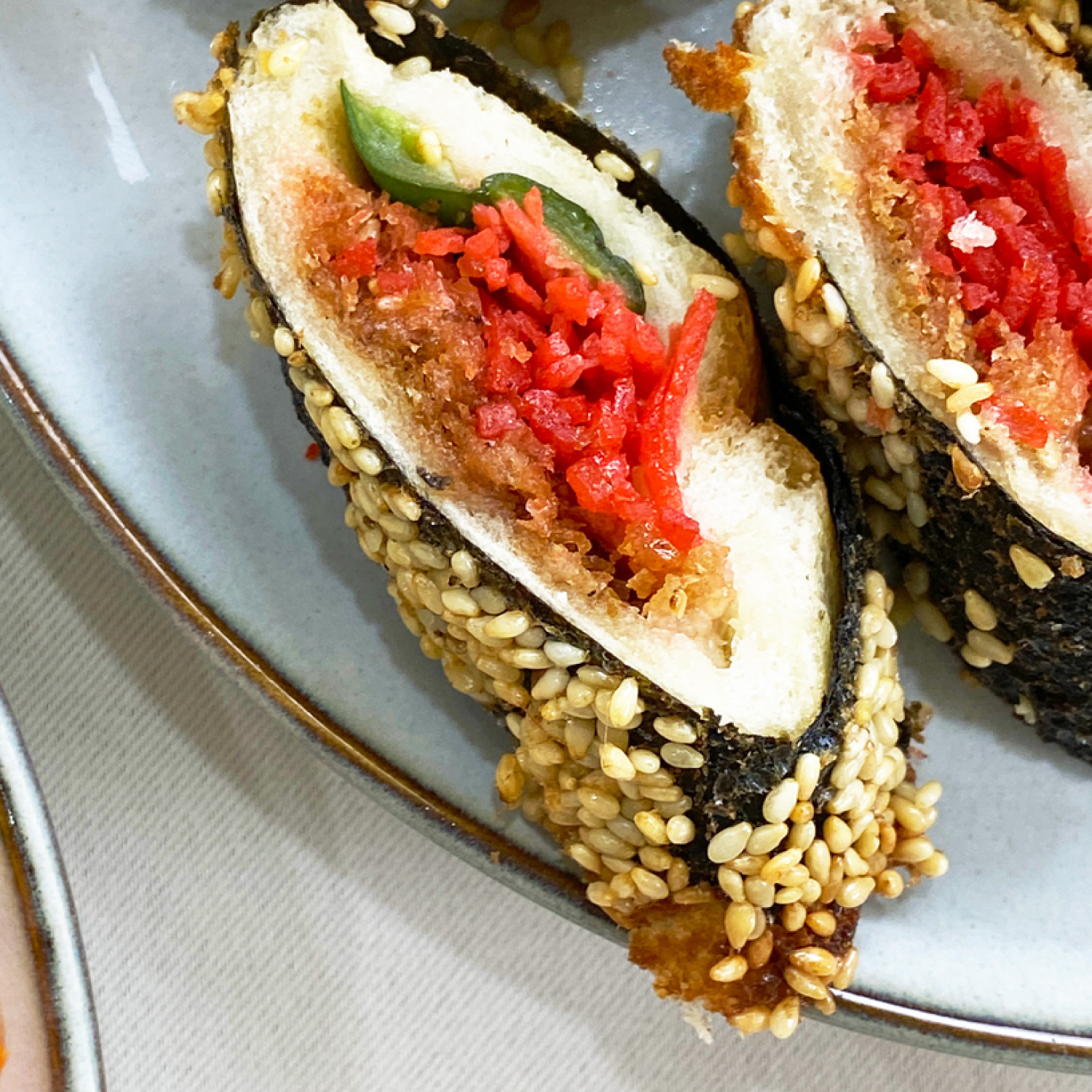 海苔蔬菜麵包捲(純素)