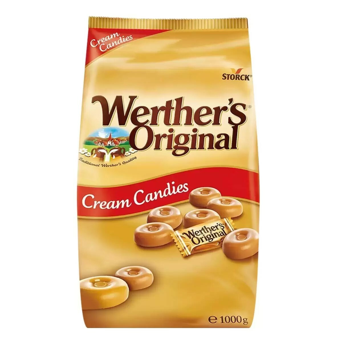 台灣 好市多 Werther's 道地的偉特 奶油太妃糖 1公斤  (✈️直送香港✈️運費到付)