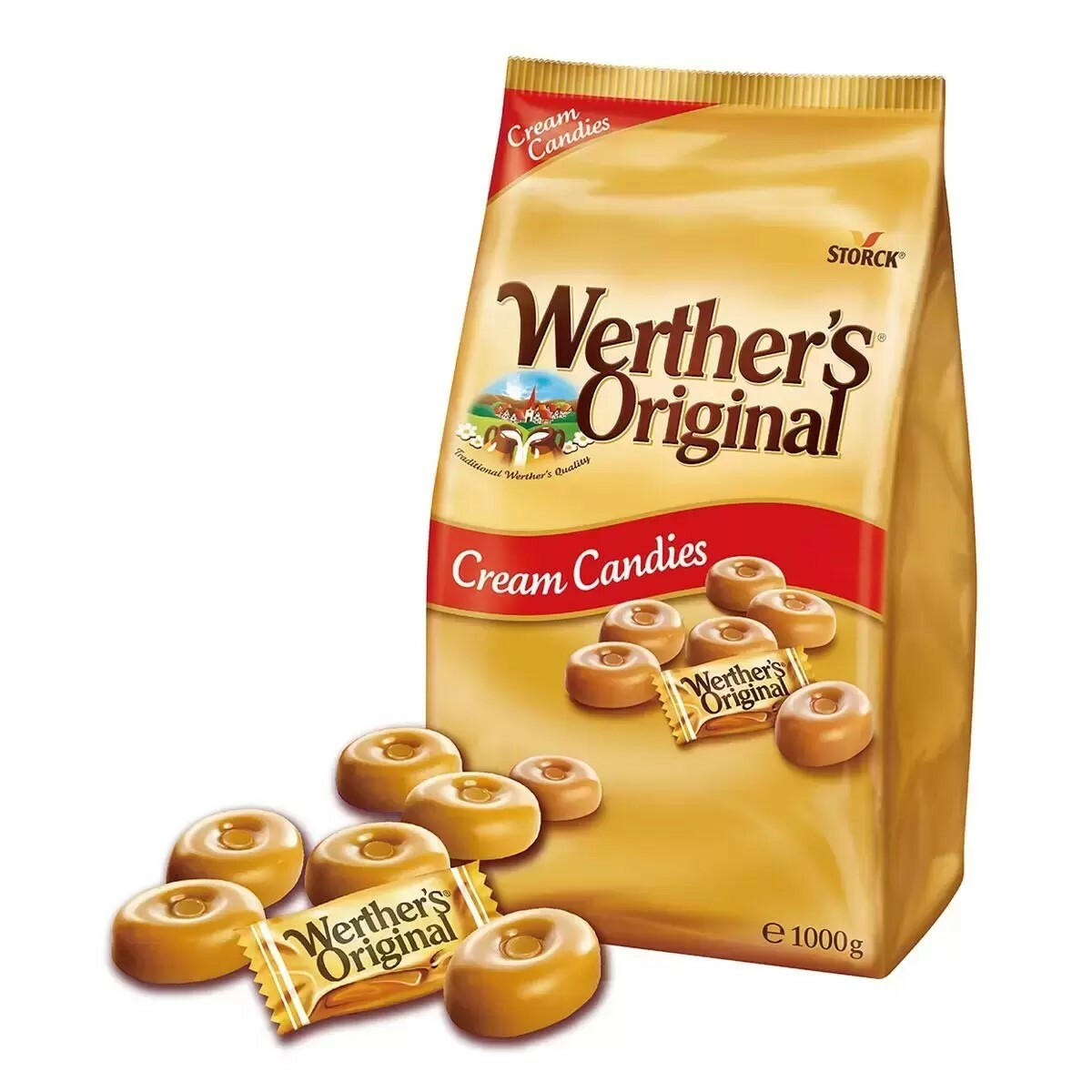 台灣 好市多 Werther's 道地的偉特 奶油太妃糖 1公斤  (✈️直送香港✈️運費到付)