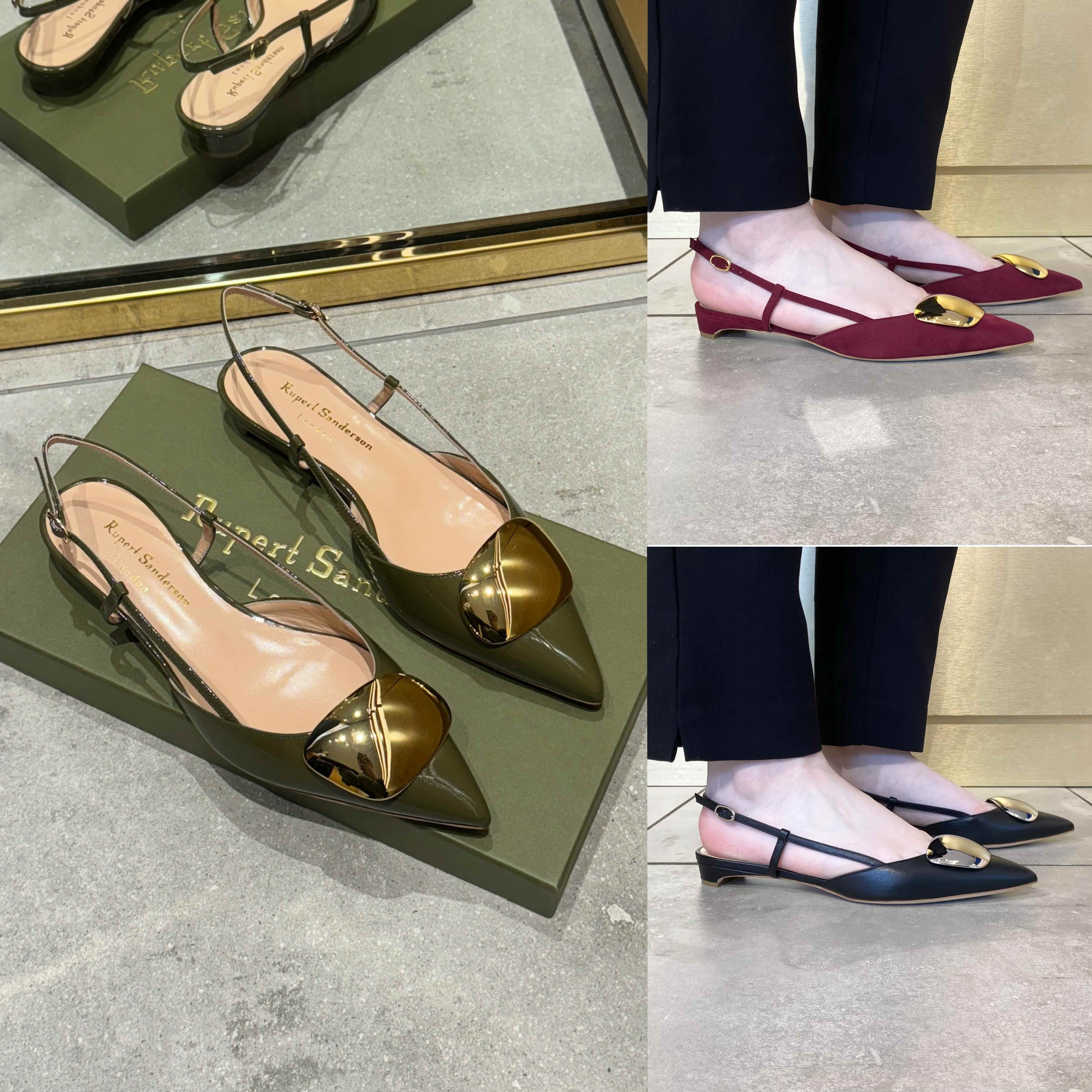 Rupert Sanderson RS Juliette Gold/Silver Sandal in 3 colors