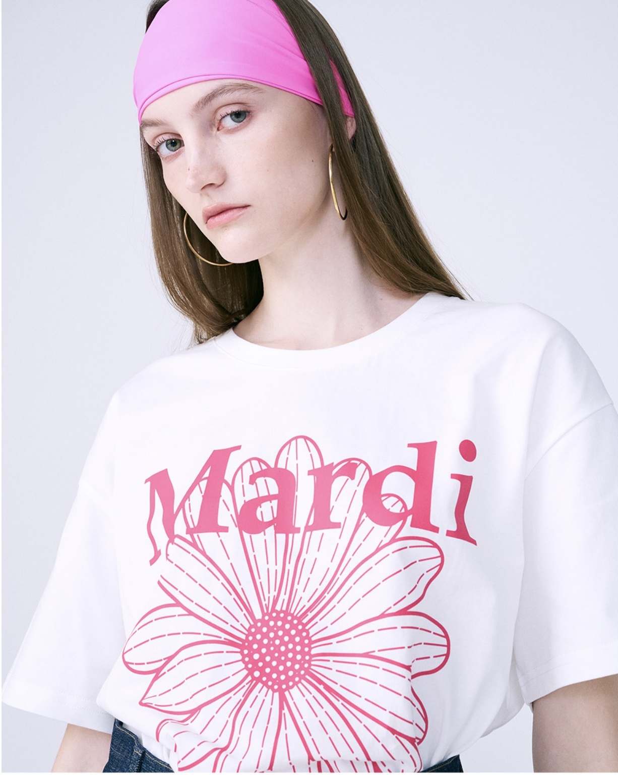 MARDI MERCREDI TSHIRT FLOWERMARDI (現貨）