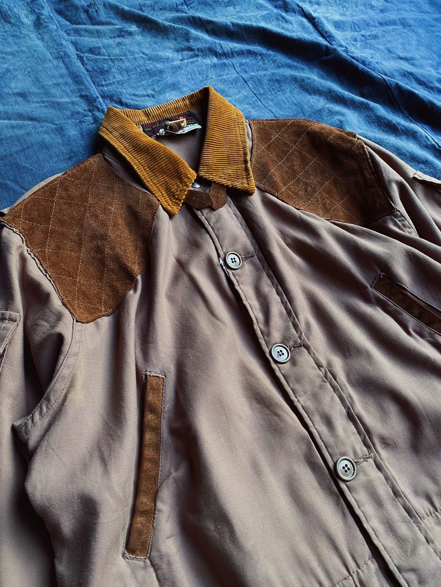 60s MFG Co. Corduroy Collar Hunting Jacket /  美國60年代燈芯絨領獵裝外套