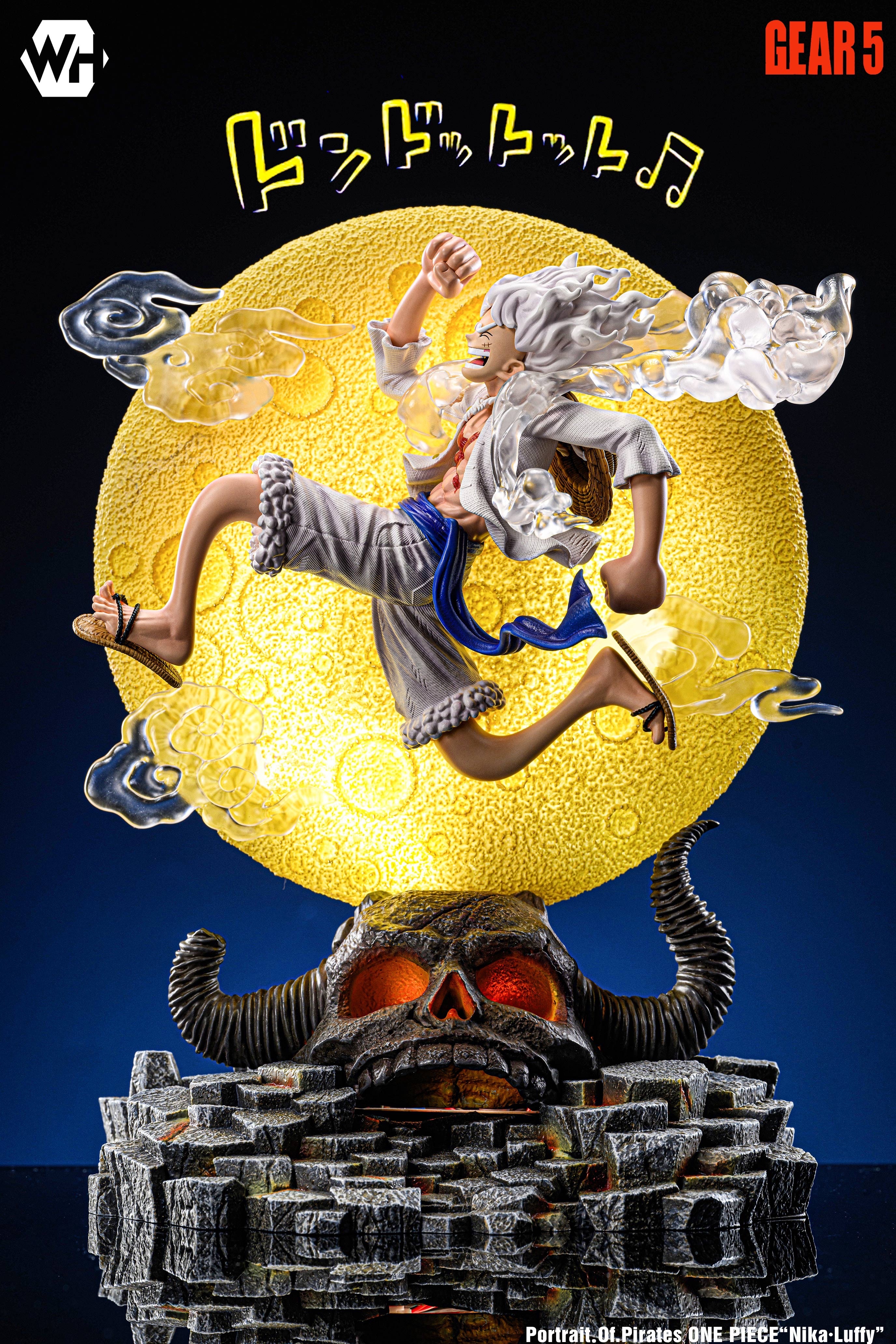 現貨GK WH-Studio One Piece 海賊王 解放戰士喬伊波伊尼卡路飛夜燈雕像