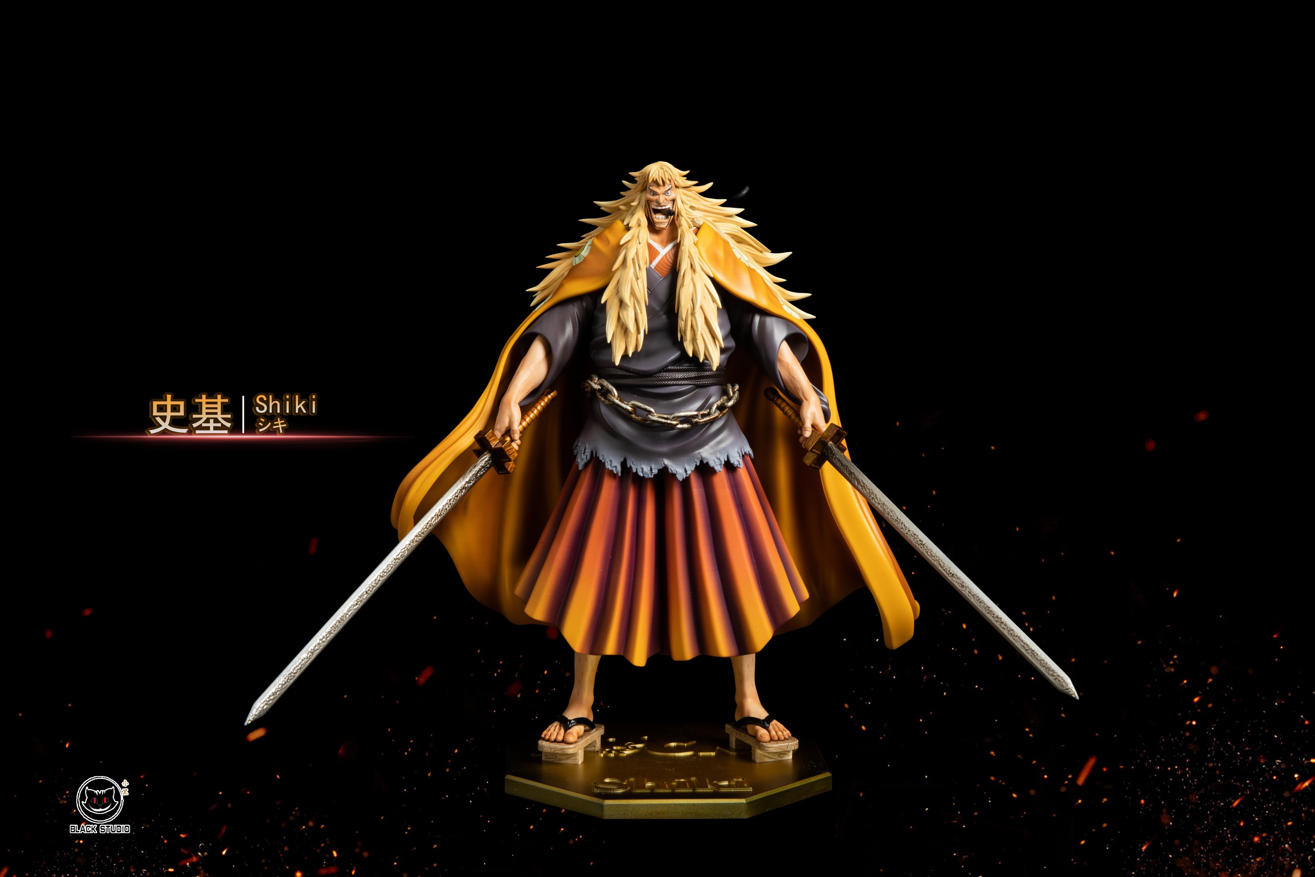 現貨GK 小黑工作室 Black Studio One Piece 海賊王 海賊王共鳴補全系列 洛克斯海賊團第二彈 金獅子·史基 約翰