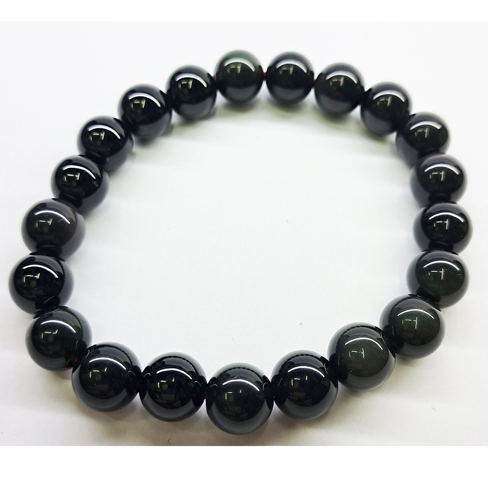 黑曜石手珠8mm【十方】153800