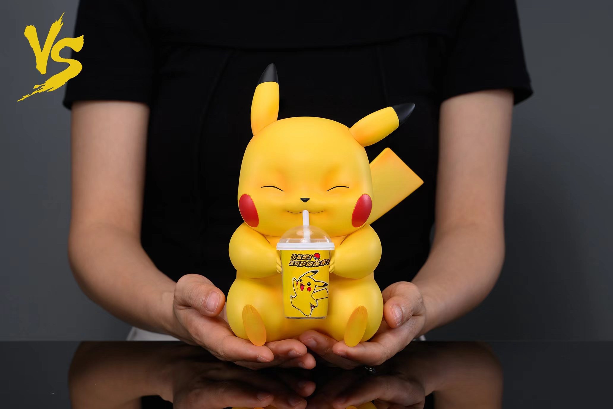 現貨GK VS模玩 Pokemon 精靈寶可夢 奶茶系列 超大奶茶比卡超