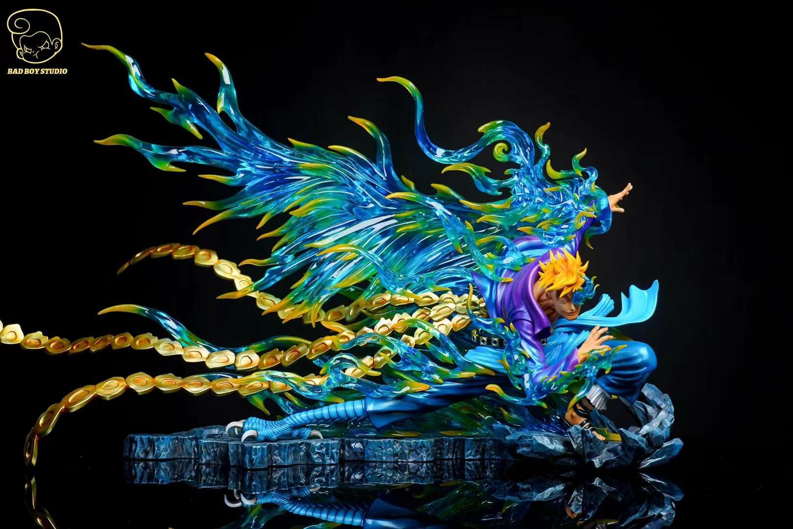 現貨GK BadBoy Studio One Piece 海賊王 漂移馬爾科 岩石地台版本