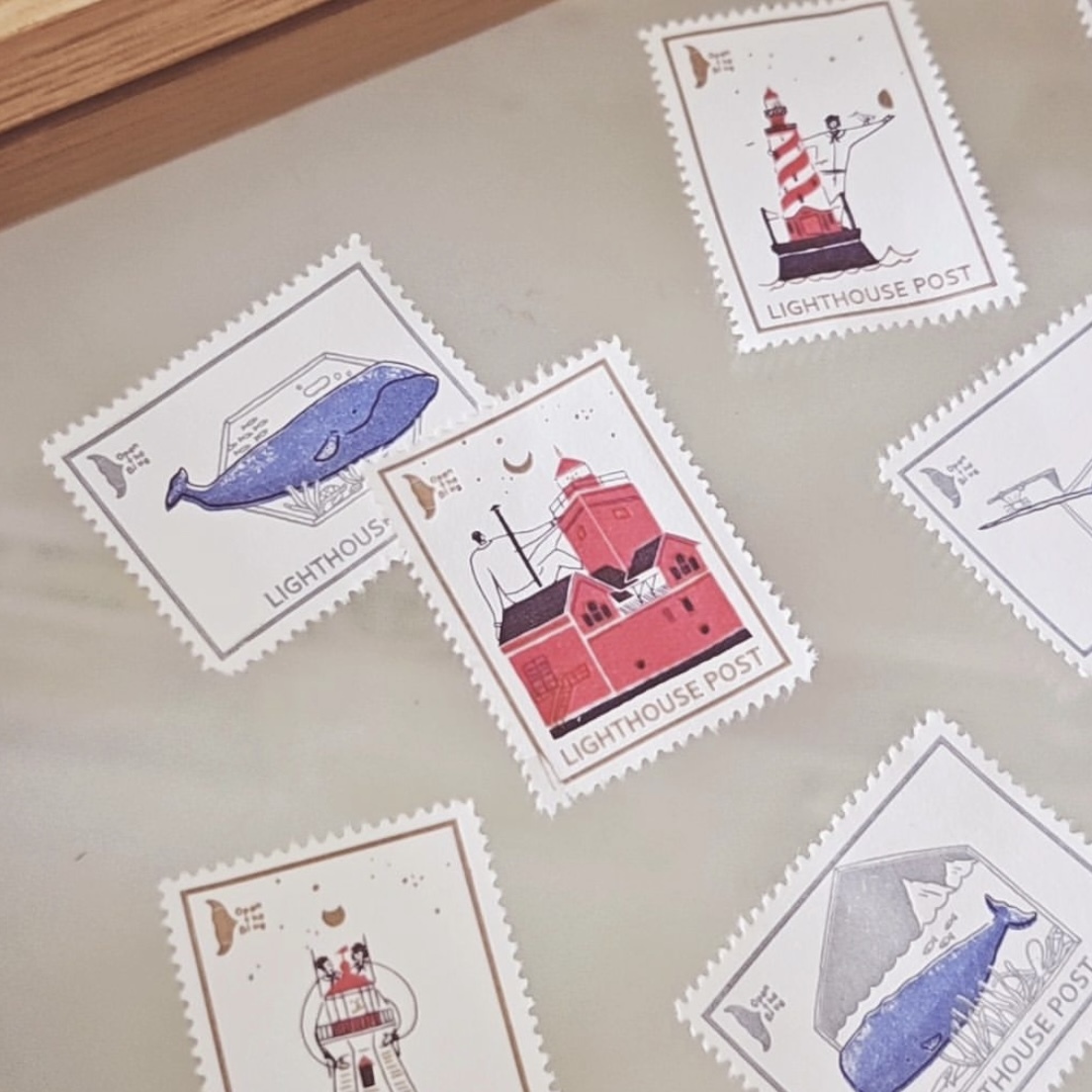 濱海隊活版郵票 2款入｜星期日拯救計畫