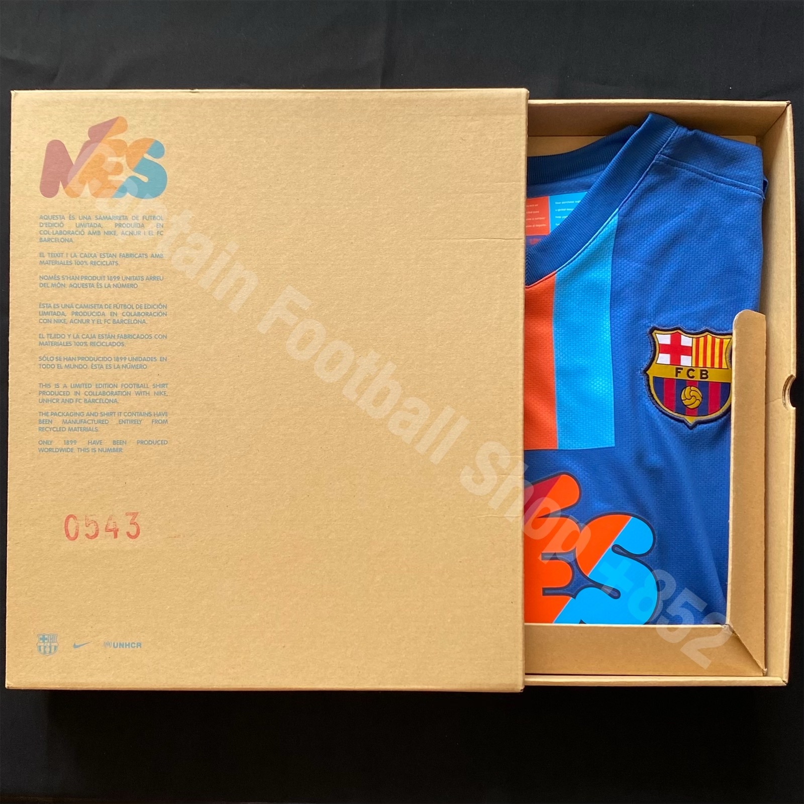(全新Boxset) 巴塞隆拿 2009 Nike 甘柏杯 特別版主場球衣 #10 MESSI