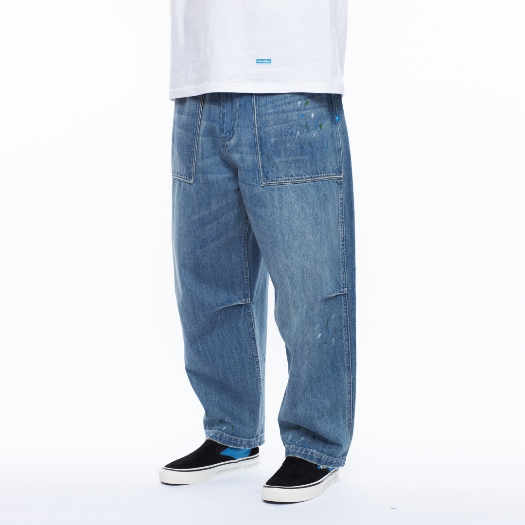 LIBERAIDERS 24F/W BAKER DENIM SARROUEL PANTS