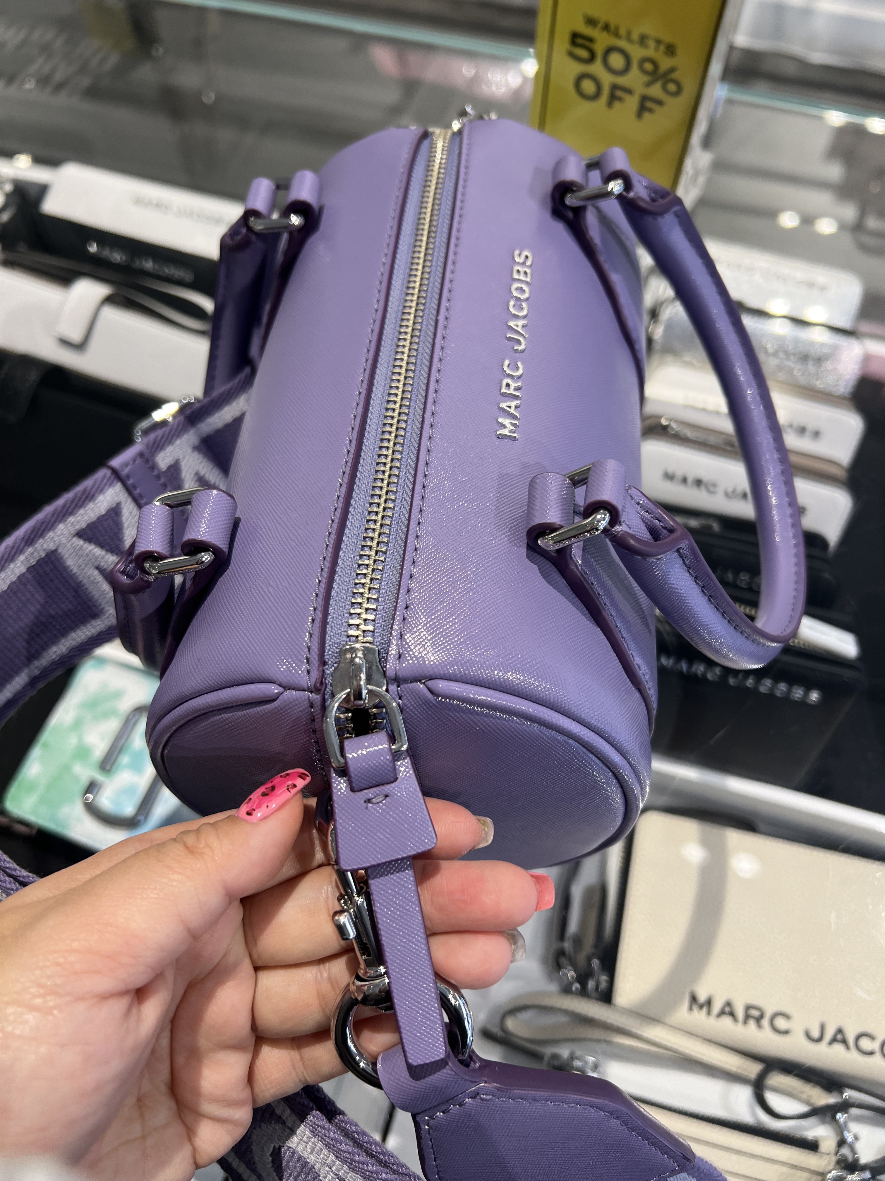 【預購】MARC JACOBS G101721 紫色圓筒斜咩袋