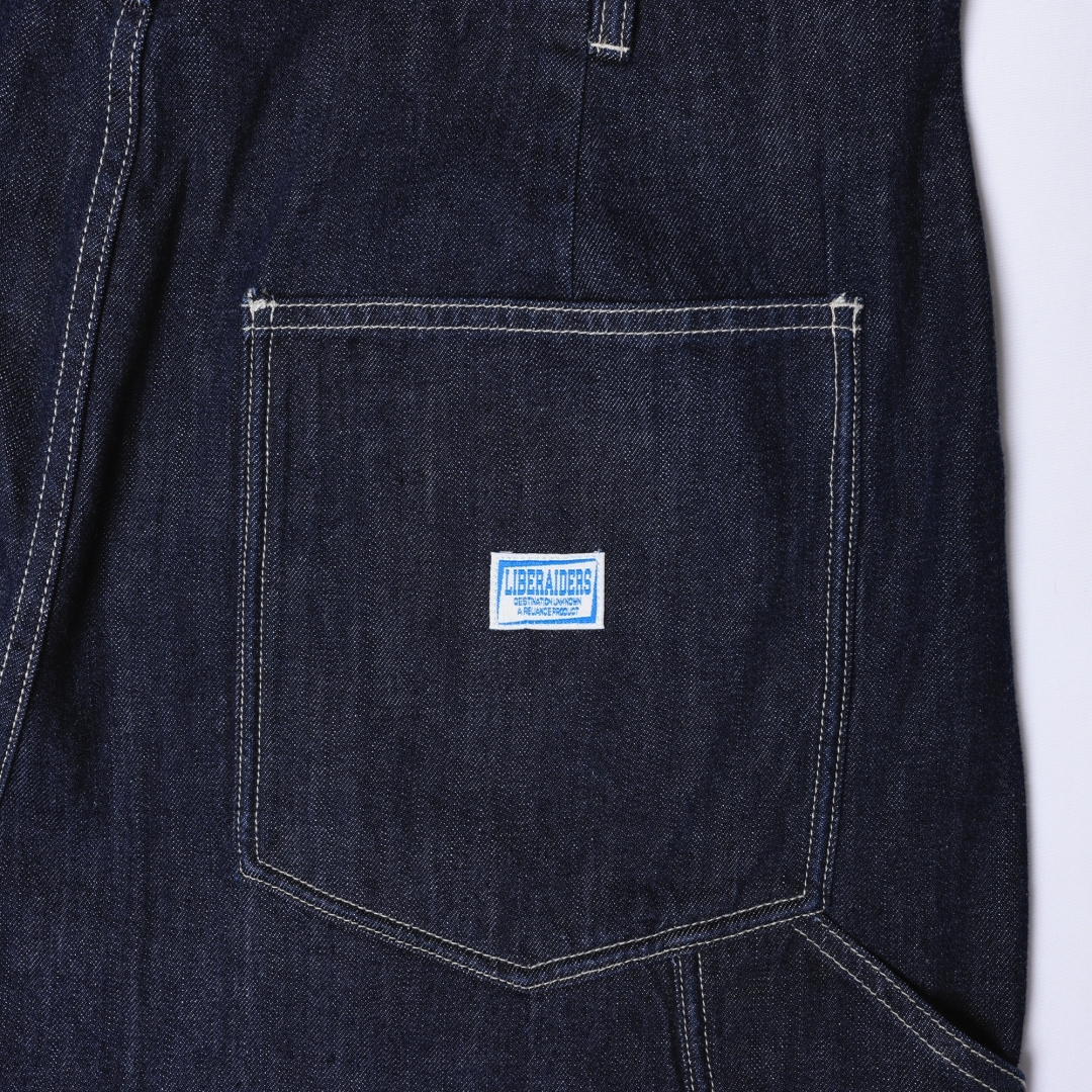LIBERAIDERS 24F/W BAKER DENIM SARROUEL PANTS (ONE WASH)