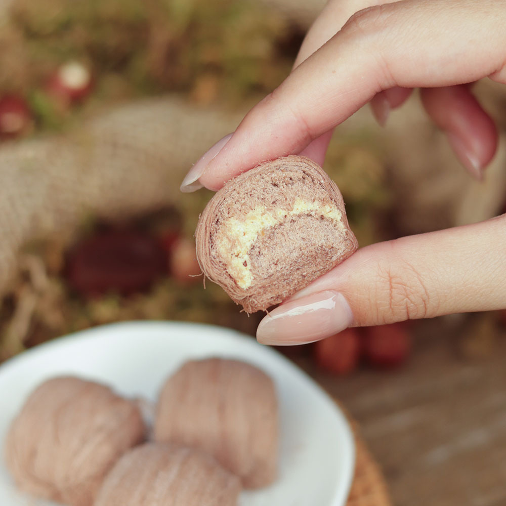 巧克力榛果法式龍鬚糖｜巧遇榛心