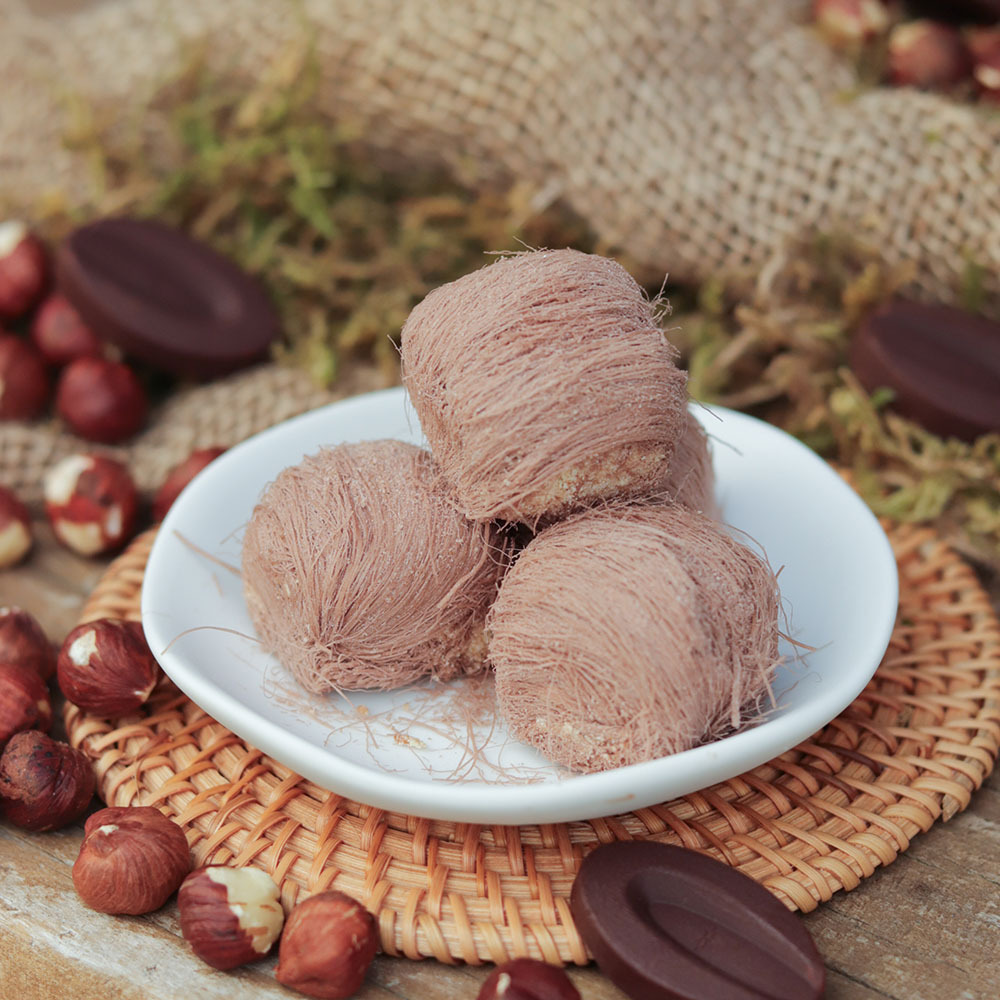 巧克力榛果法式龍鬚糖｜巧遇榛心