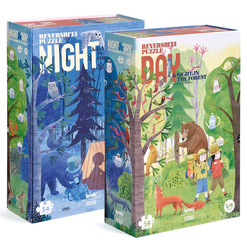 西班牙Londji 黑夜與白晝雙面拼圖